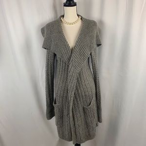 Lucky Brand open front long cardigan